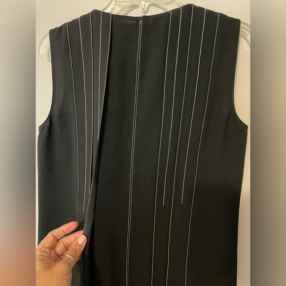 Lafayette 148 New York Finesse Crepe Tayla Blouse Sz M - Picture 6 of 11